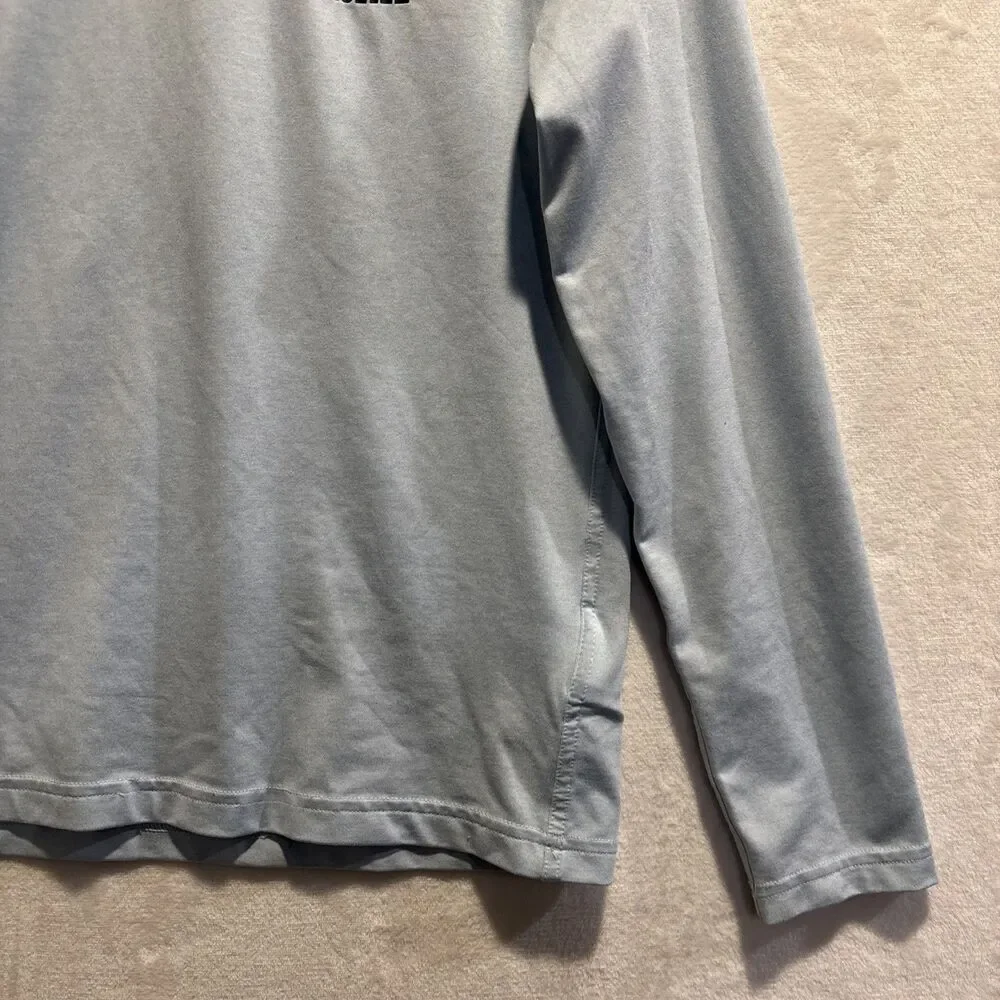 THE NORTH FACE UPF40+ Girl's Size Large 14/16 Blue Long Sleeve Sun & Swim Shirt